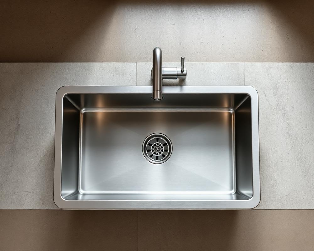 Stainless Farmhouse Sink — 33" undermount